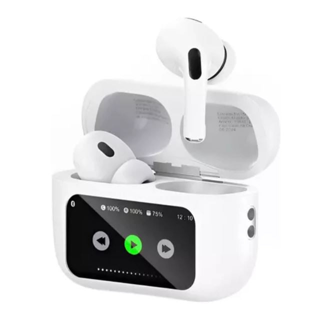 Fones De Ouvido Sem Fio A9 Pro Touch Screen Cancelamento de Ruído